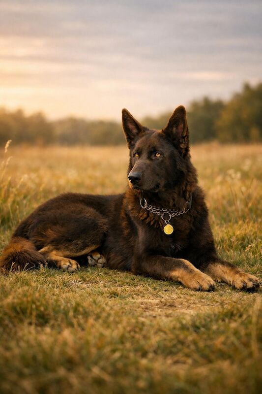 Outstanding true to breed chocolate German Shepard puppies - Image 12 of 13